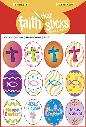 ¡Felices Pascuas! (Pegatinas de Fe Que Se Adhiere)