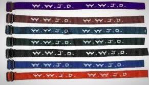 Assorted WWJD Woven Bracelets (Pack of 12)