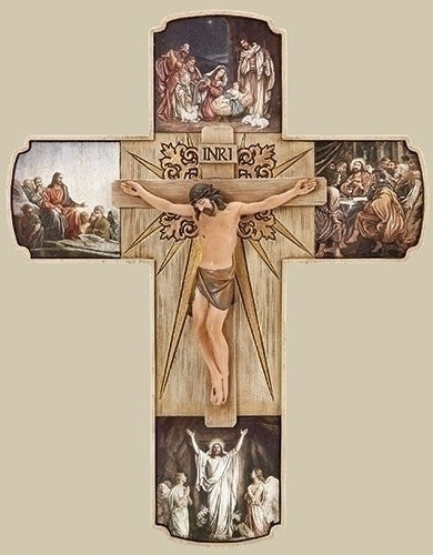 Life Of Christ Crucifix  12"