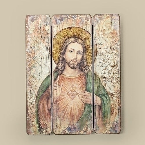 Sacred Heart Wall Plaque 15"