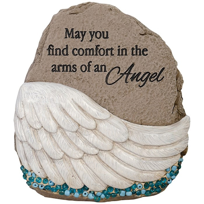 Memorial Message Stone - Arms Of An Angel