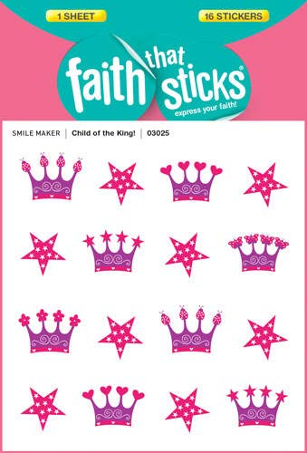 Child of the King! (Faith That Sticks Stickers)