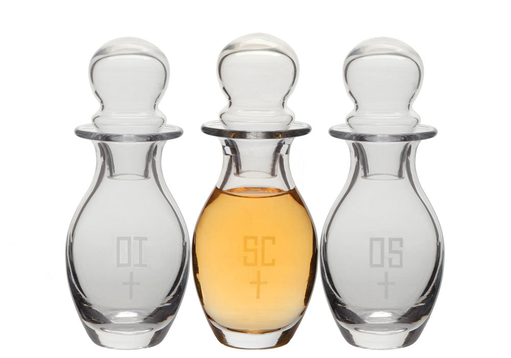 Conjunto de Crismal de Vidrio de 4oz
