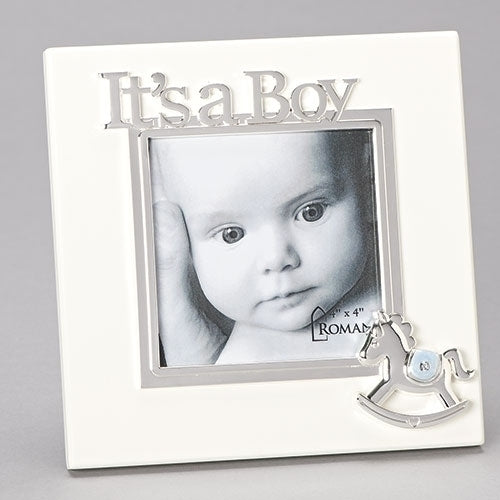 It's A Boy! Picture Frame 4 x 4"
