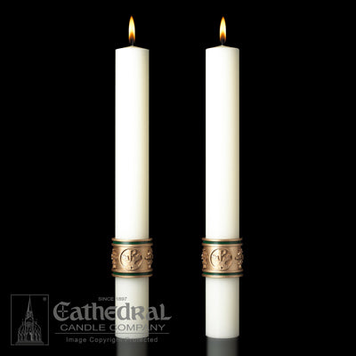 Complementing Paschal Candles: Cross of St. Francis