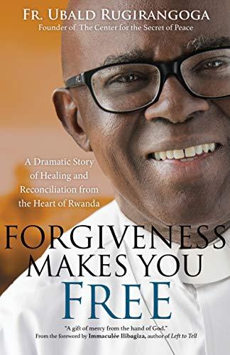 The cover of the book 'Forgiveness Makes You Free' featuring a smiling man with glasses, set against an orange and yellow background.