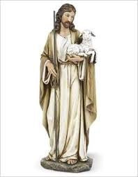 Estatua del Buen Pastor 10.5"