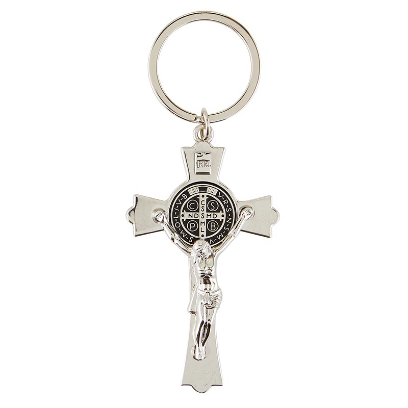 Saint Benedict Crucifix Keychain