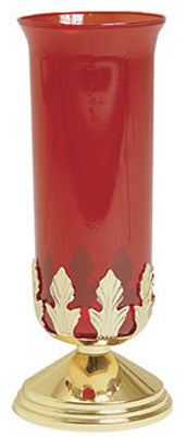 Brass Base Sanctuary Globe Stand 5"