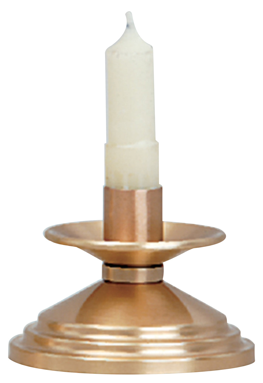 Satin Bronze Candlestick 2"