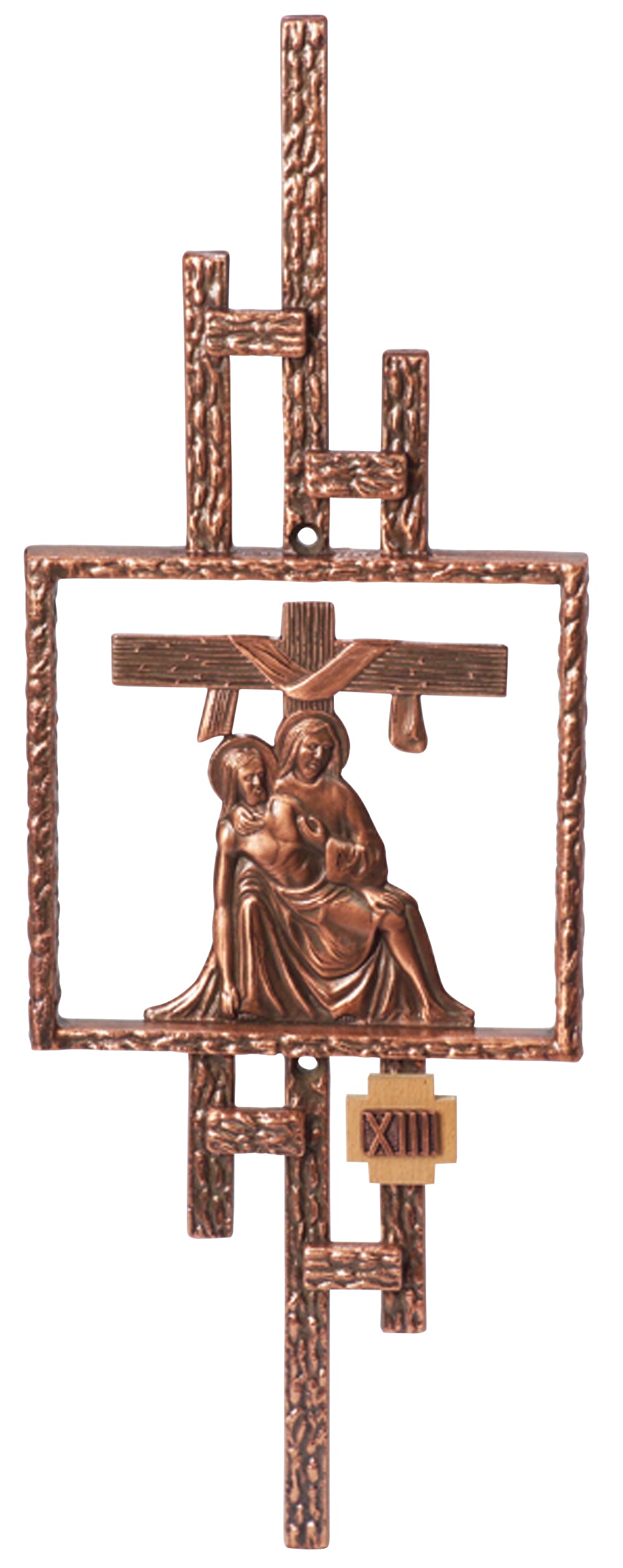 Vía Crucis de Bronce Antiguo, 14 Estaciones