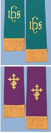 Cambridge Apparel Reversible Paraments - Purple/Green