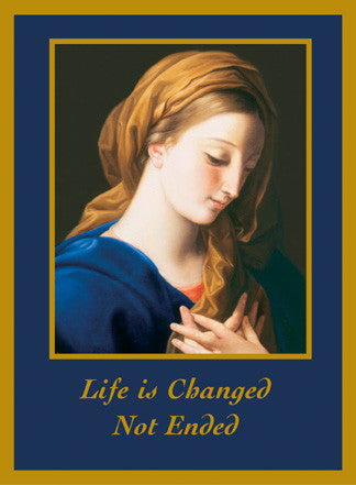 Mass Cards: Madonna Life is Changed Not Ended (Box of 100)