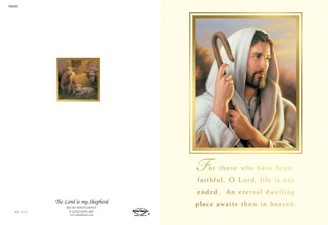 Mass Cards: The Lord is My Shepherd (Box of 100)