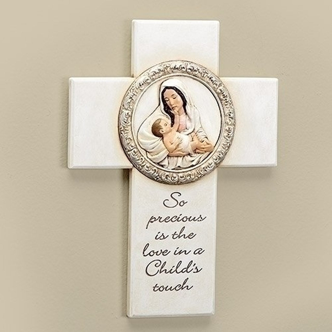 Child's Touch to Madonna Cross