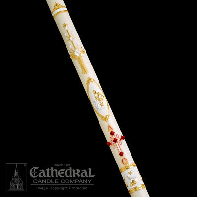 Paschal Candle: Ornamented