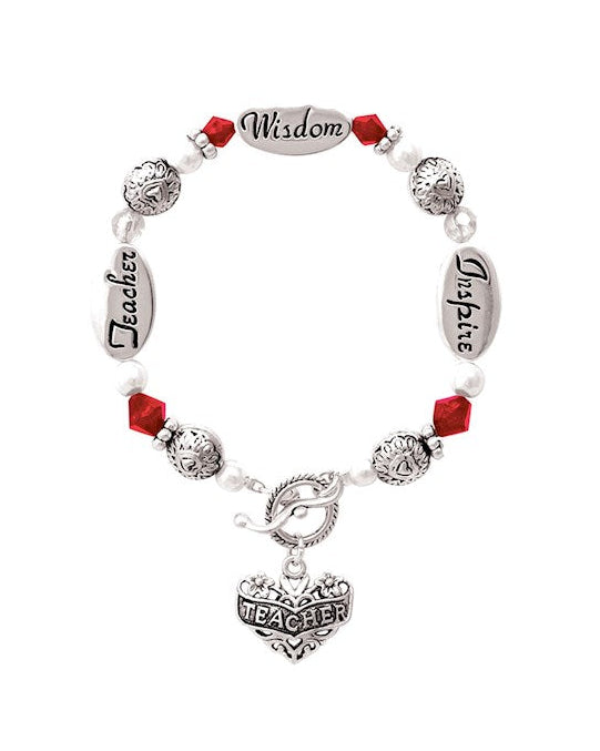 Teacher, Wisdom and Inspire Bracelet