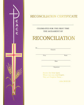 Banner Collection: Reconciliation Certificate