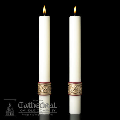 Complementing Paschal Candles: Sacred Heart