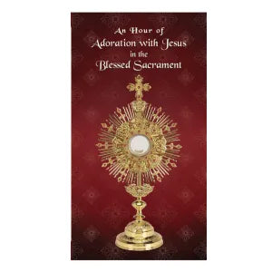 An Hour With Jesus in the Blessed Sacrament – Laminated Folder