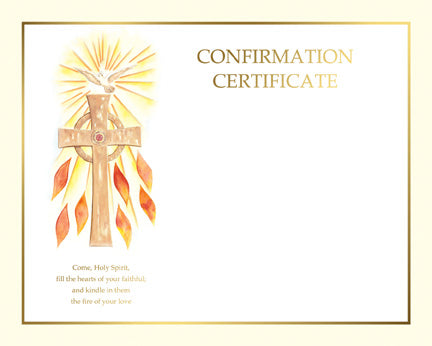 Confirmation Spiritual Collection Create Your Own Certificate