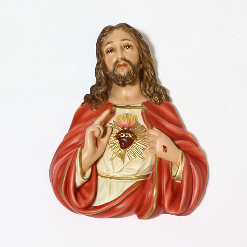 Sacred Heart of Jesus Bust-Style Plaque