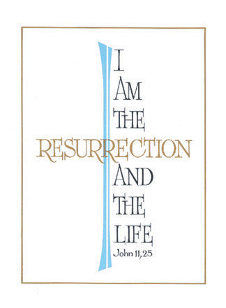 Mass Cards: I Am the Resurrection and the Life (Box of 100)