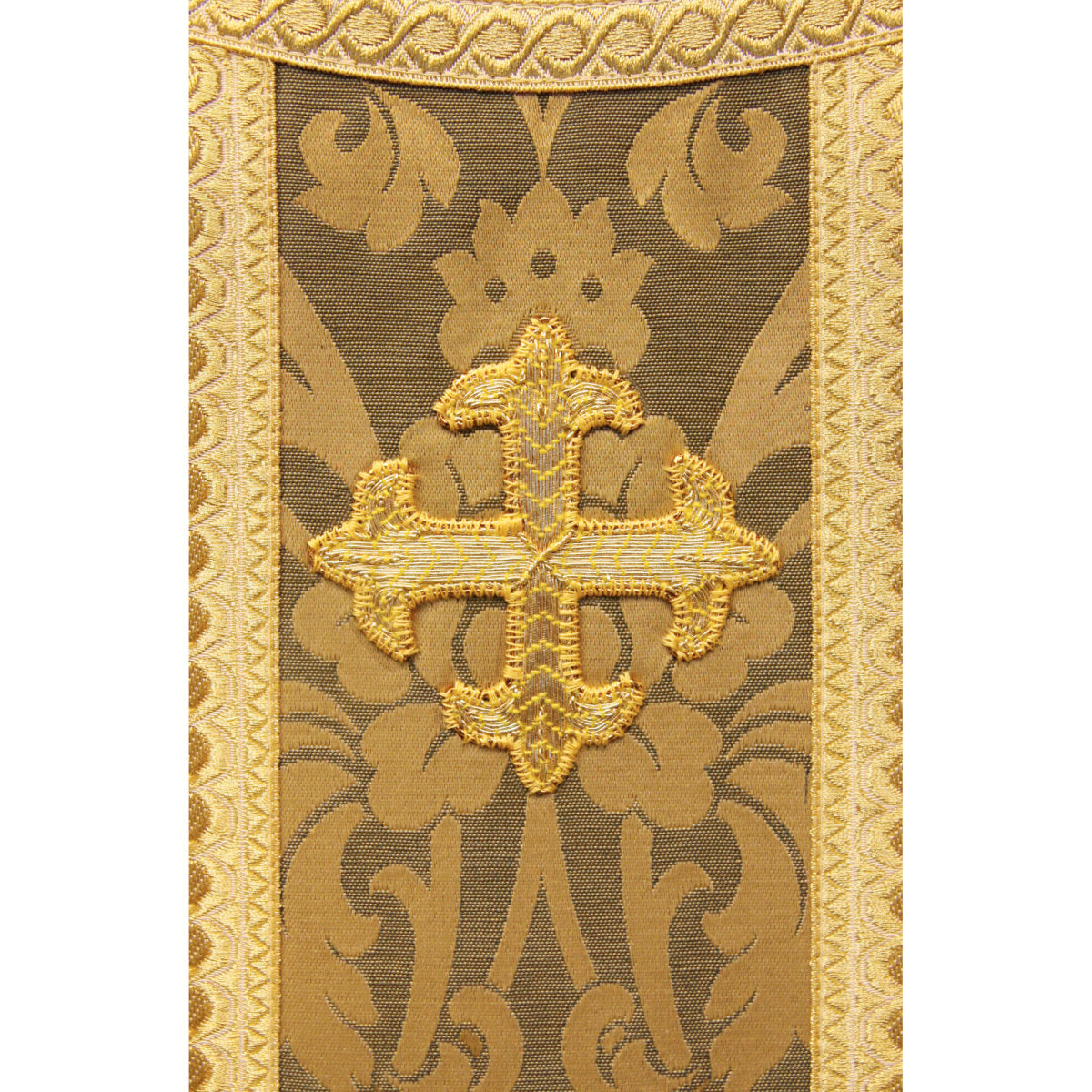 Chasuble romaine Slabbinck en laine Brugia avec orfroi Goya