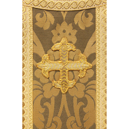 Chasuble romaine Slabbinck en laine Brugia avec orfroi Goya