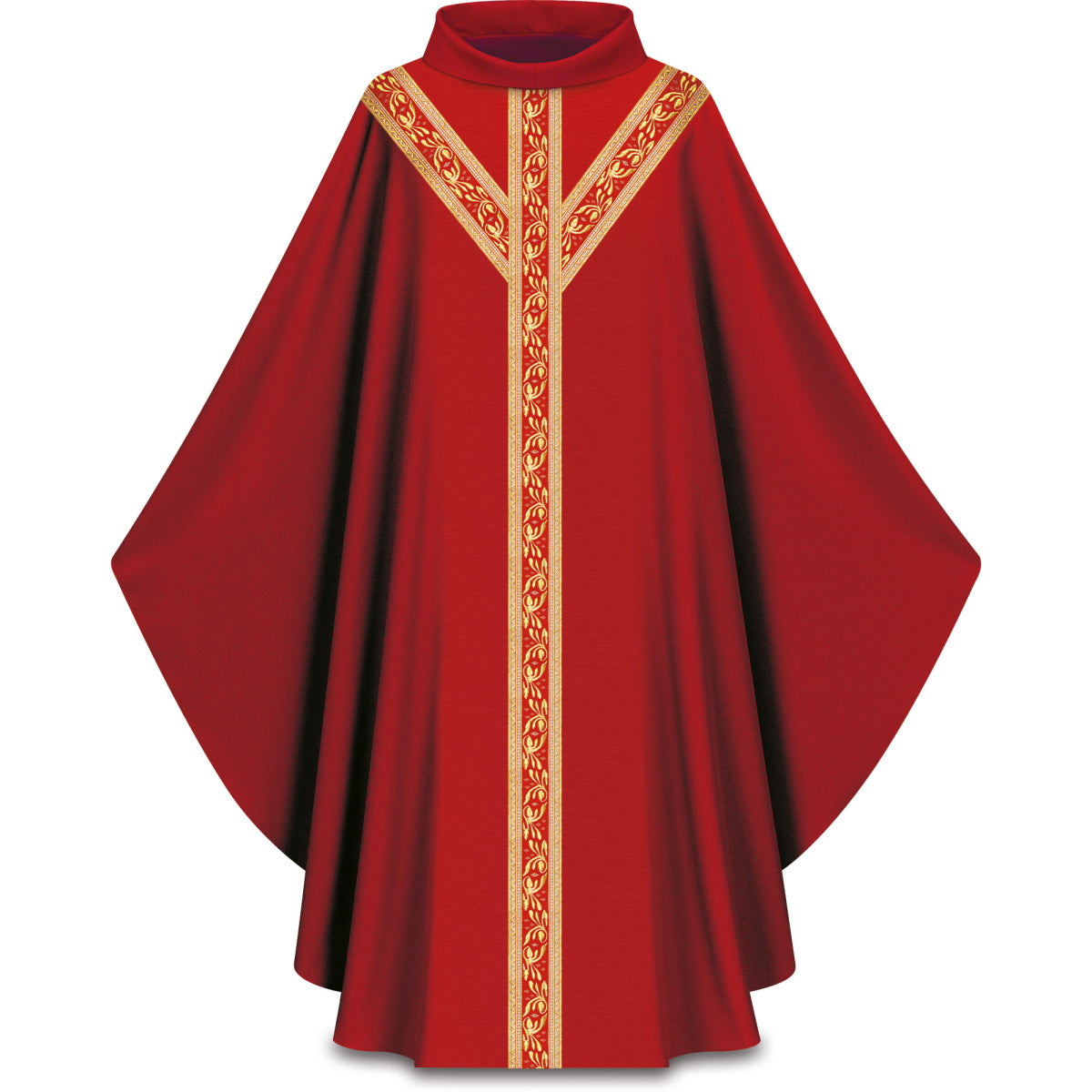 Chasuble Gothique Slabbinck en Polyester Pius avec Orfrois
