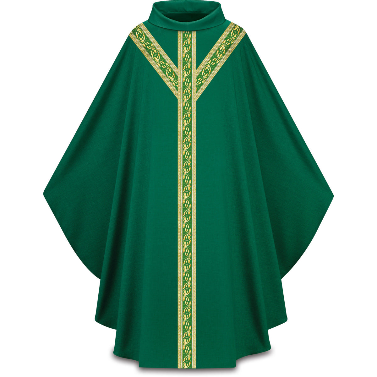 Chasuble Gothique Slabbinck en Polyester Pius avec Orfrois