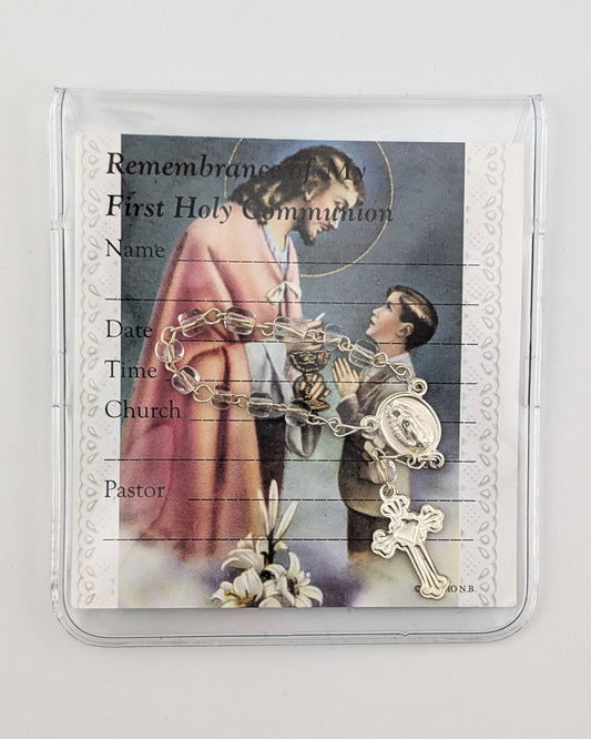 First Communion Decade Rosary Keepsake