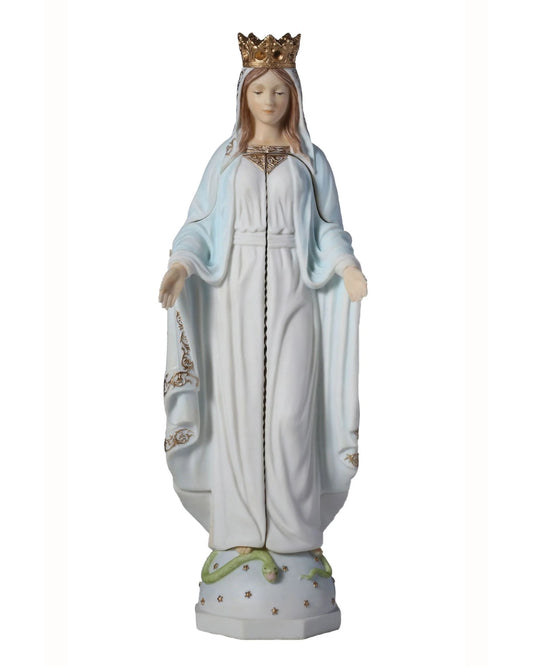 Our Lady of Sorrows Pastel-Painted Opening Statue 11"