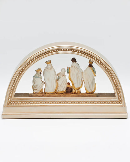 Crèche lumineuse Arche 18 cm