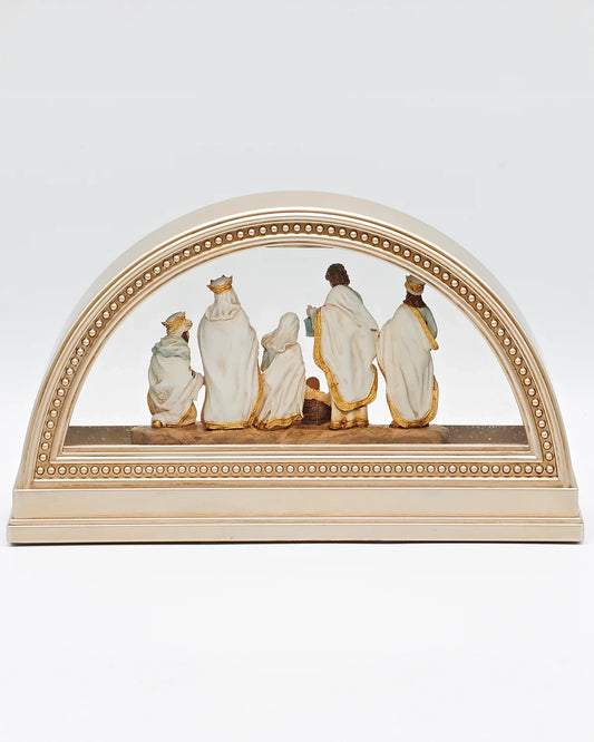 Crèche lumineuse Arche 18 cm