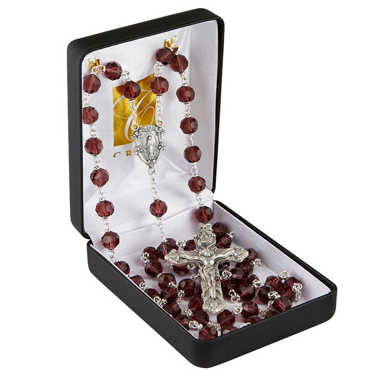 Vienna Amethyst 8mm Bead Rosary