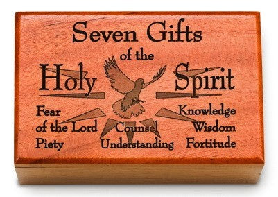 Seven Gifts of the Holy Spirit Keepsake Bix