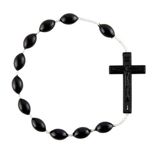 Decade Hand Black Rosary