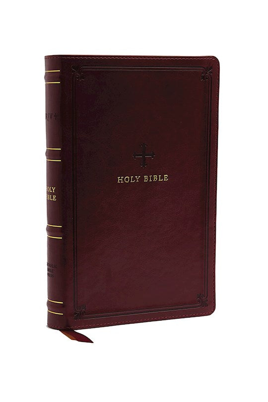 NRSB Personal Size Crimson Leathersoft Bible