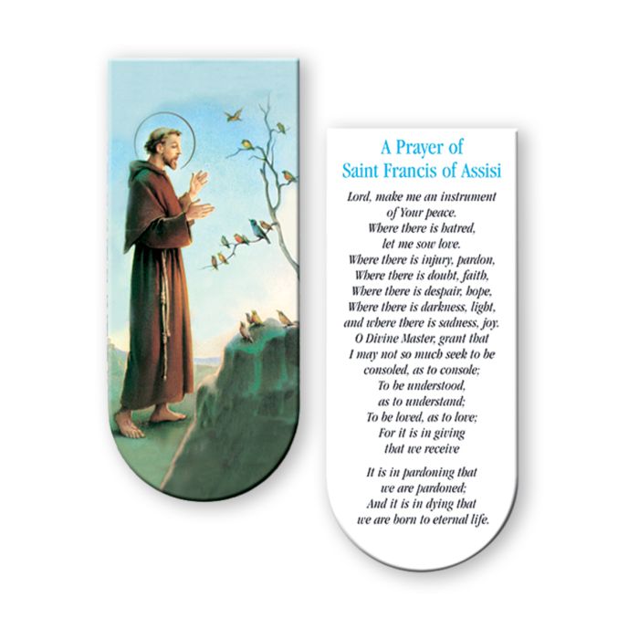 Magnetic Bookmark: St. Francis of Assisi
