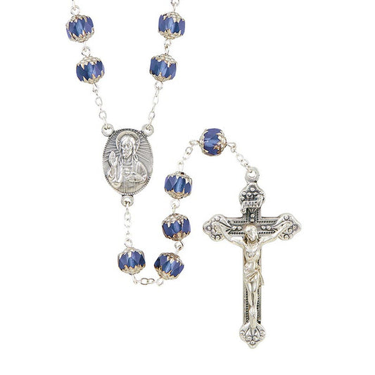 La Verna Blue Gray Rosary
