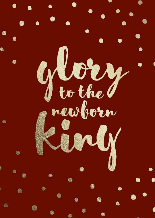Glory to the New Born King Christmas Cards Pkg of 6
