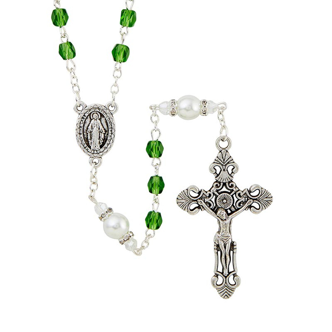 New Life Collection Green Rosary