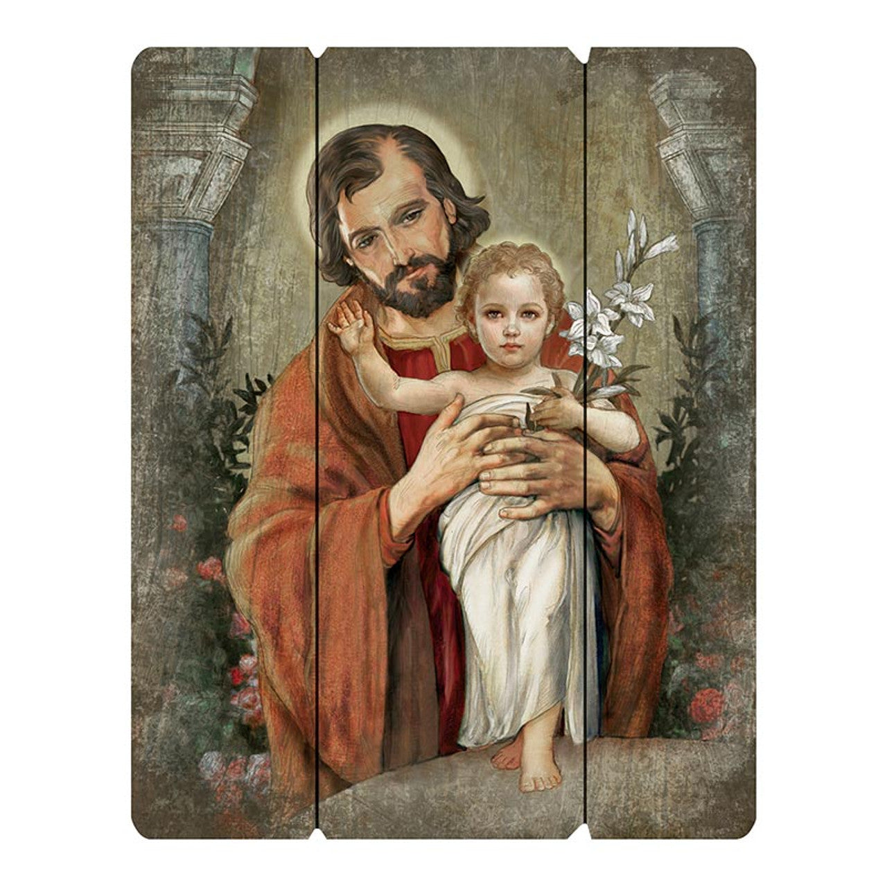 St. Joseph Wall Plaque 12x15"