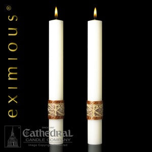 Luke 24  Altar Candles. Eximious Collection