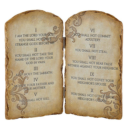 Ten Commandment Plaque