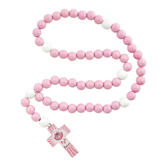 Pink Baby Rosary