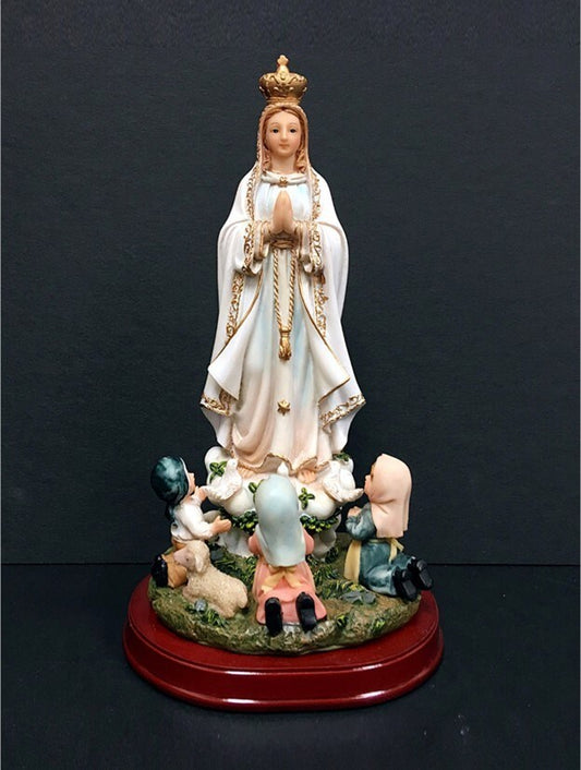 Our Lady of Fatima with Children Statue