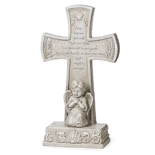 Cherub Memorial Table Cross