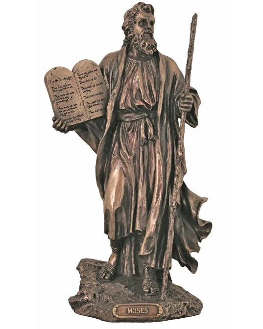 Moses Ten Commandments Statue 10"